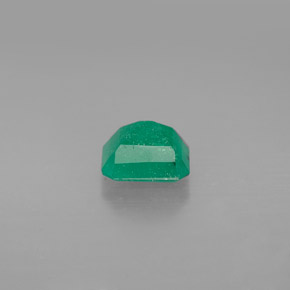 0.95캐럿 천연 그린 에메랄드, 에메랄드 컷, 6.3×5.6 mm, I1