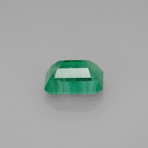 1.53캐럿 천연 그린 에메랄드, 에메랄드 컷, 8.1×6 mm, I1