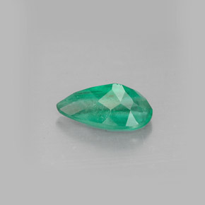 0.94캐럿 천연 그린 에메랄드, 배 모양, 9.1×5 mm, SI-I1