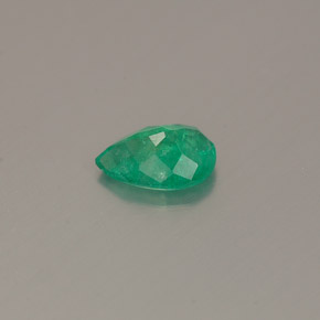 0.36캐럿 천연 그린 에메랄드, 배 모양, 6.1×4.2 mm, SI-I1
