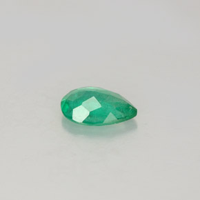 0.44캐럿 천연 그린 에메랄드, 배 모양, 6.6×4.5 mm, SI-I1