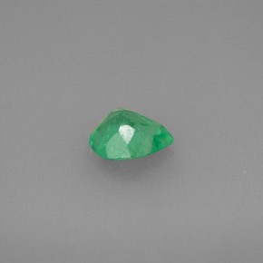 0.67캐럿 천연 그린 에메랄드, 배 모양, 6.6×5.6 mm, SI-I1