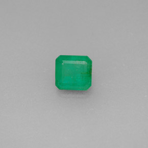 0.48캐럿 천연 그린 에메랄드, 에메랄드 컷, 4.7×4.4 mm, SI-I1
