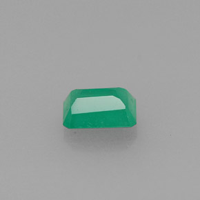 0.37캐럿 천연 그린 에메랄드, 에메랄드 컷, 5.1×3.7 mm, SI-I1