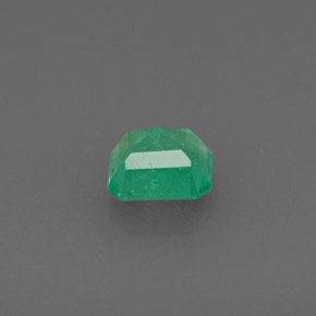 0.57캐럿 천연 그린 에메랄드, 에메랄드 컷, 5.3×4.8 mm, SI-I1