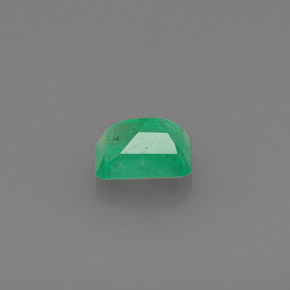 0.47캐럿 천연 그린 에메랄드, 에메랄드 컷, 5.3×4.2 mm, SI-I1