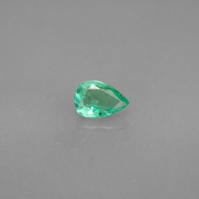 0.35캐럿 천연 그린 에메랄드, 배 모양, 5.9×4 mm, VS-SI
