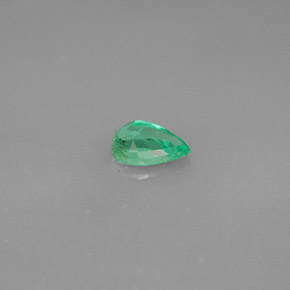 0.35캐럿 천연 그린 에메랄드, 배 모양, 5.9×4 mm, VS-SI