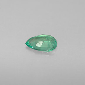0.28캐럿 천연 그린 에메랄드, 배 모양, 5.8×4 mm, VS-SI