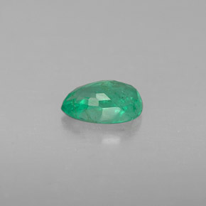 0.39캐럿 천연 그린 에메랄드, 배 모양, 5.9×4 mm, VS-SI