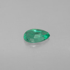 0.32캐럿 천연 그린 에메랄드, 배 모양, 5.8×4 mm, VS-SI