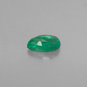 0.33캐럿 천연 그린 에메랄드, 배 모양, 5.9×4.1 mm, VS-SI