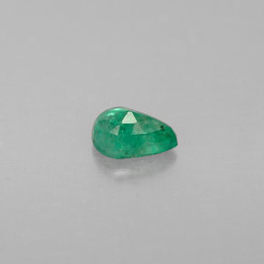 0.27캐럿 천연 그린 에메랄드, 배 모양, 5×4 mm, VS-SI