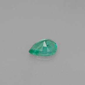 0.34캐럿 천연 그린 에메랄드, 배 모양, 5.8×4.2 mm, VS-SI
