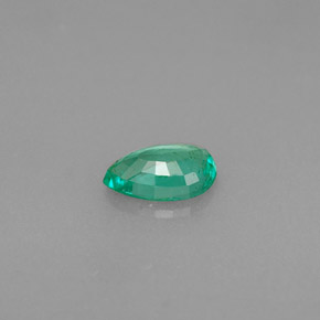 0.32캐럿 천연 그린 에메랄드, 배 모양, 6.1×4.1 mm, VS-SI