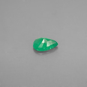 0.33캐럿 천연 그린 에메랄드, 배 모양, 5.9×4 mm, VS-SI