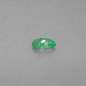 0.31캐럿 천연 그린 에메랄드, 배 모양, 5.7×3.9 mm, SI