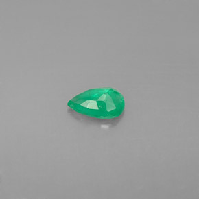 0.31캐럿 천연 그린 에메랄드, 배 모양, 6×4 mm, SI-I1
