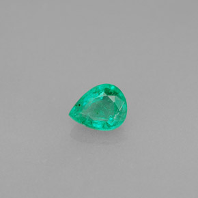 0.28캐럿 천연 그린 에메랄드, 배 모양, 5×4 mm, VS-SI