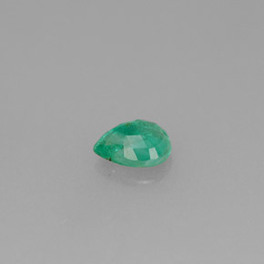 0.28캐럿 천연 그린 에메랄드, 배 모양, 5×4 mm, VS-SI
