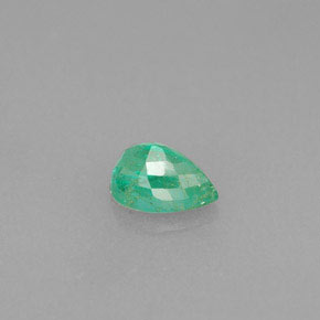 0.42캐럿 천연 그린 에메랄드, 배 모양, 5.9×4 mm, VS-SI