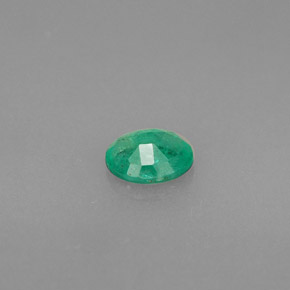 0.32캐럿 천연 그린 에메랄드, 타원형 컷, 5.1×4.1 mm, SI