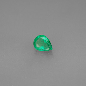 0.30캐럿 천연 그린 에메랄드, 배 모양, 5.1×4 mm, VS-SI