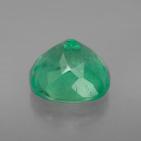 3.30캐럿 천연 그린 에메랄드, 쿠션 컷, 9.4×9.3 mm, VS-SI