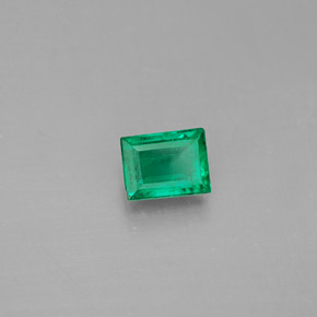0.30캐럿 천연 그린 에메랄드, 바게트, 4.5×3.5 mm, VS-SI