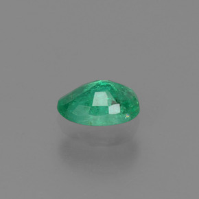 0.40캐럿 천연 그린 에메랄드, 타원형 컷, 5.8×4 mm, SI-I1