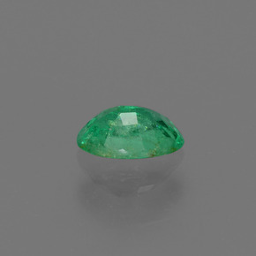 0.41캐럿 천연 그린 에메랄드, 타원형 컷, 5.9×4.1 mm, SI-I1