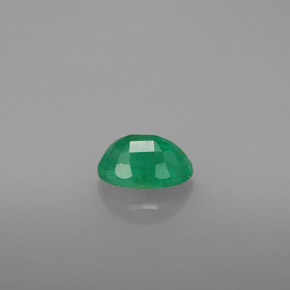 0.48캐럿 천연 그린 에메랄드, 타원형 컷, 5.9×4.1 mm, SI-I1