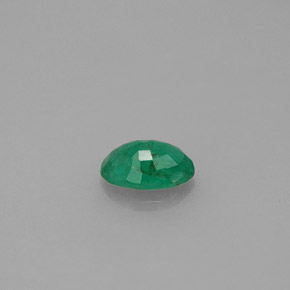 0.40캐럿 천연 그린 에메랄드, 타원형 컷, 6×4 mm, SI-I1