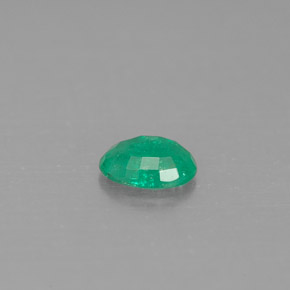 0.36캐럿 천연 그린 에메랄드, 타원형 컷, 5.8×4 mm, SI-I1