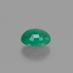0.46캐럿 천연 그린 에메랄드, 타원형 컷, 6×4.2 mm, SI