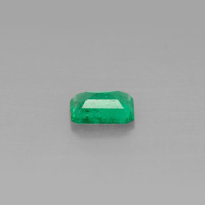 0.44캐럿 천연 그린 에메랄드, 에메랄드 컷, 5.9×4 mm, SI-I1
