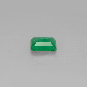 0.46캐럿 천연 그린 에메랄드, 에메랄드 컷, 5.9×4 mm, SI-I1