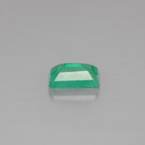 0.51캐럿 천연 그린 에메랄드, 에메랄드 컷, 6×3.9 mm, SI-I1