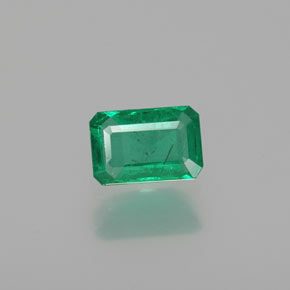 0.47캐럿 천연 그린 에메랄드, 에메랄드 컷, 6×4 mm, SI-I1