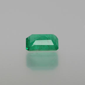 0.47캐럿 천연 그린 에메랄드, 에메랄드 컷, 6×4 mm, SI-I1
