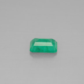 0.47캐럿 천연 그린 에메랄드, 에메랄드 컷, 5.9×4.1 mm, SI-I1