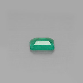 0.37캐럿 천연 그린 에메랄드, 에메랄드 컷, 5.8×3.7 mm, SI