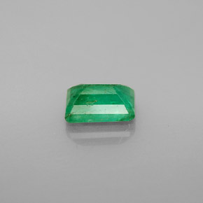 1.04캐럿 천연 그린 에메랄드, 에메랄드 컷, 7×5 mm, SI-I1