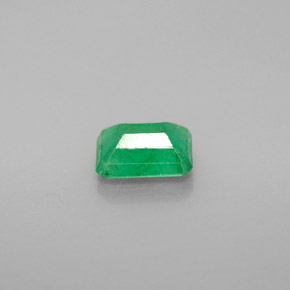 0.99캐럿 천연 그린 에메랄드, 에메랄드 컷, 7×5.2 mm, VS-SI