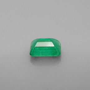 1.04캐럿 천연 그린 에메랄드, 에메랄드 컷, 7×5 mm, VS-SI