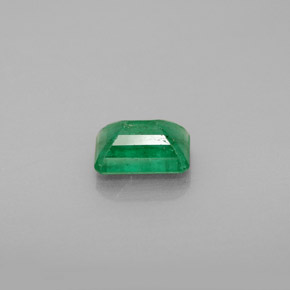 0.92캐럿 천연 그린 에메랄드, 에메랄드 컷, 6.9×4.9 mm, VS-SI