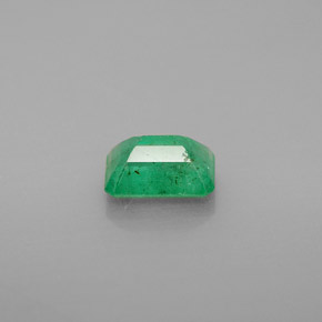 0.99캐럿 천연 그린 에메랄드, 에메랄드 컷, 7.1×5.1 mm, VS-SI