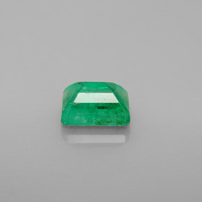 1.18캐럿 천연 그린 에메랄드, 에메랄드 컷, 7×5.1 mm, VS-SI