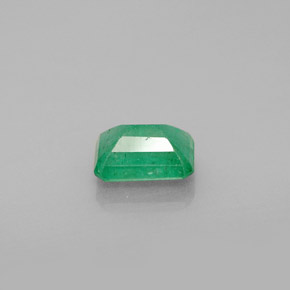 1.08캐럿 천연 그린 에메랄드, 에메랄드 컷, 7.1×5.1 mm, VS-SI