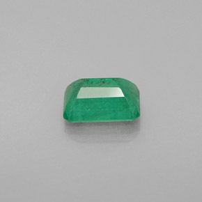 1.03캐럿 천연 그린 에메랄드, 에메랄드 컷, 7.1×5.1 mm, SI